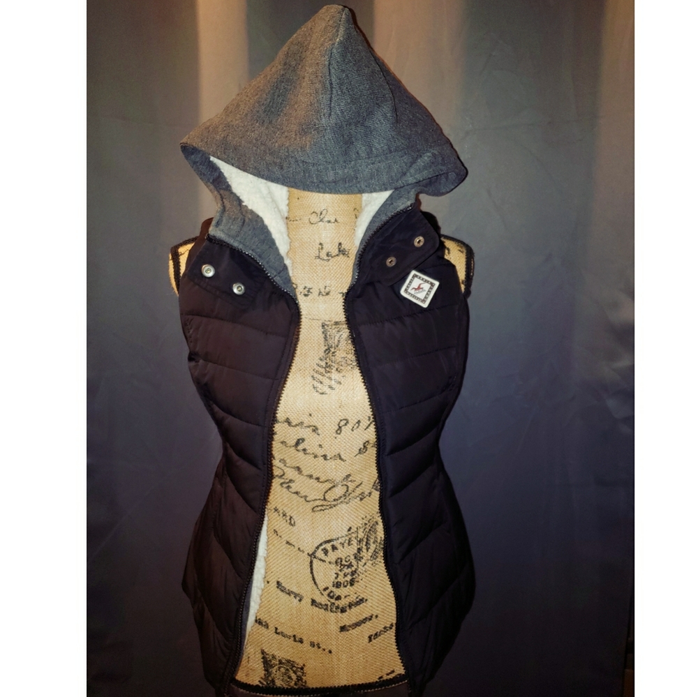 Sherpa lined vest